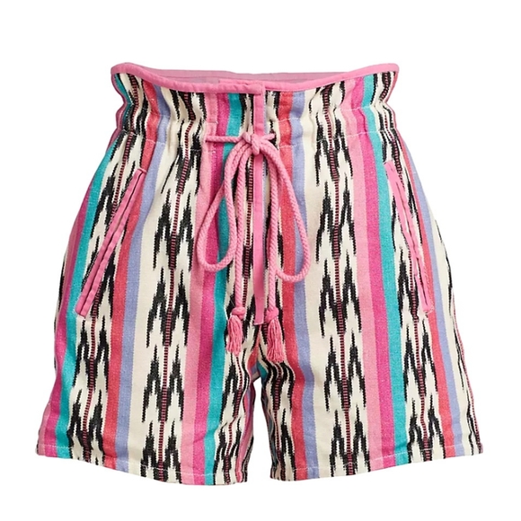 Isabel Marant Pants - ISABEL MARANT ETOILE Inima Chevron Shorts Womens 36 Small